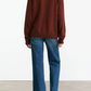 Pullover Feron in Dark Rust