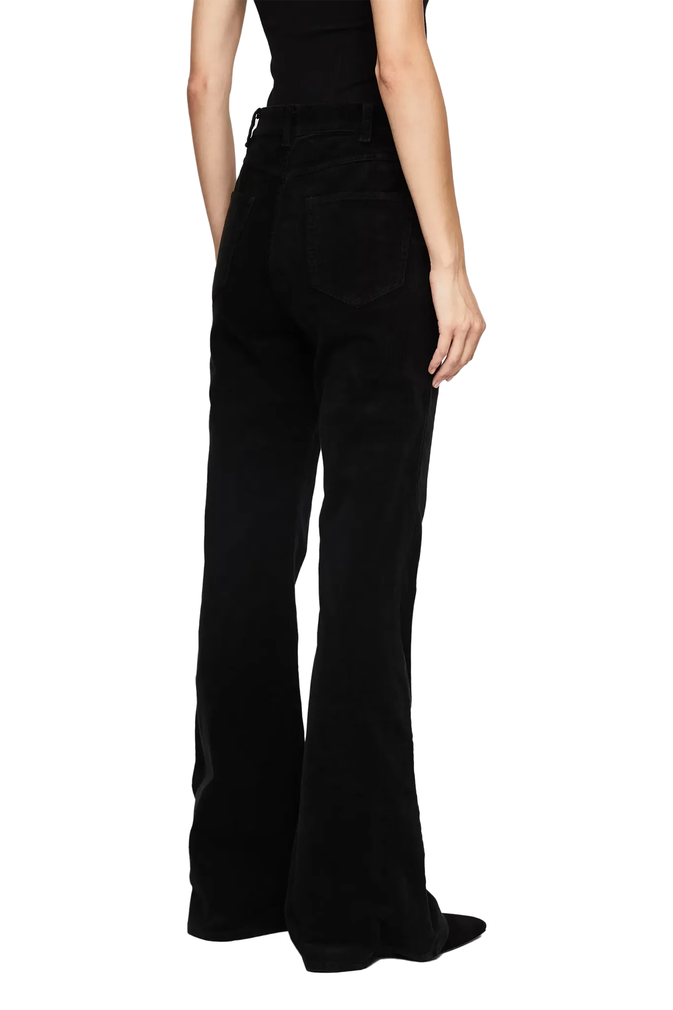 Hose Roe Corduroy Pant in Jet Black