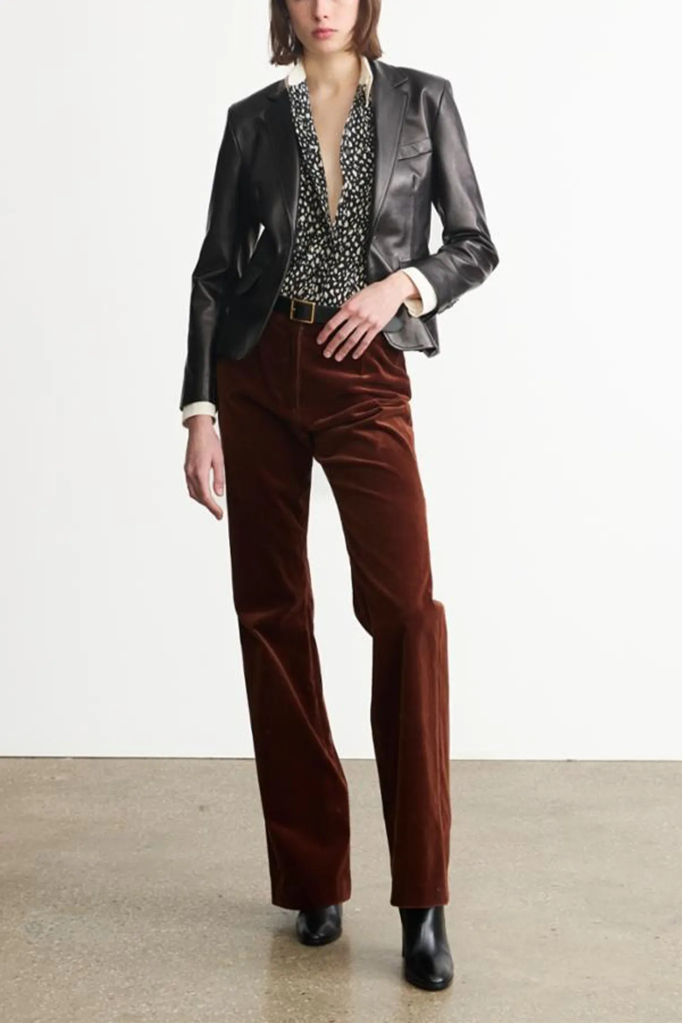 Hose Corette in Burnt Sienna