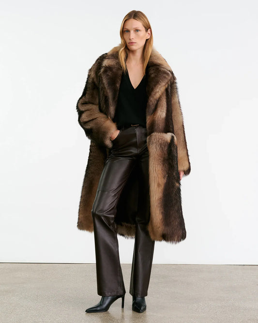 Lederhose Joan in Espresso