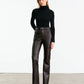 Lederhose Joan in Espresso