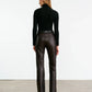 Lederhose Joan in Espresso
