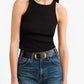 Tanktop Jennifer Rib Tank in Black