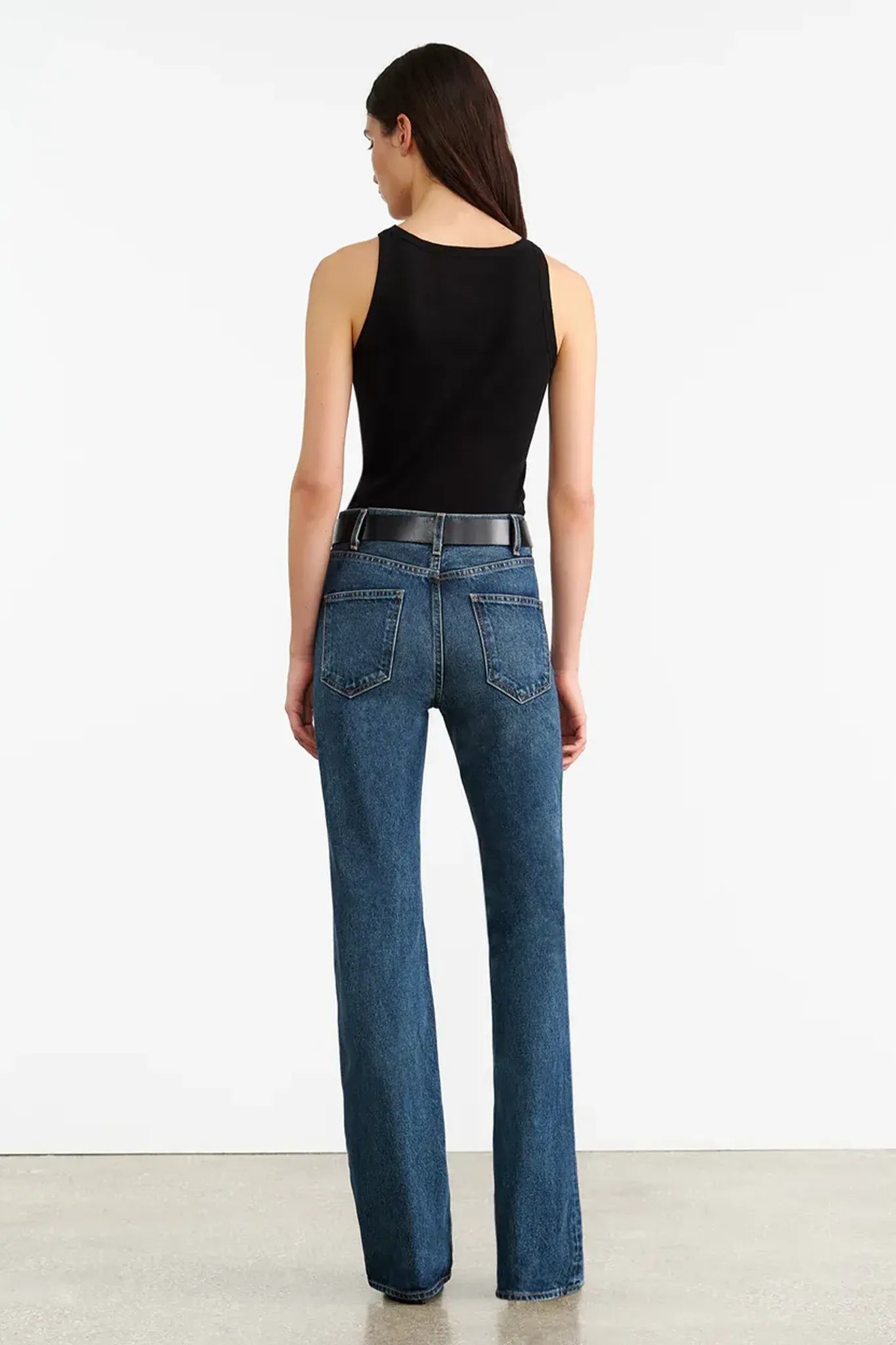 Tanktop Jennifer Rib Tank in Black