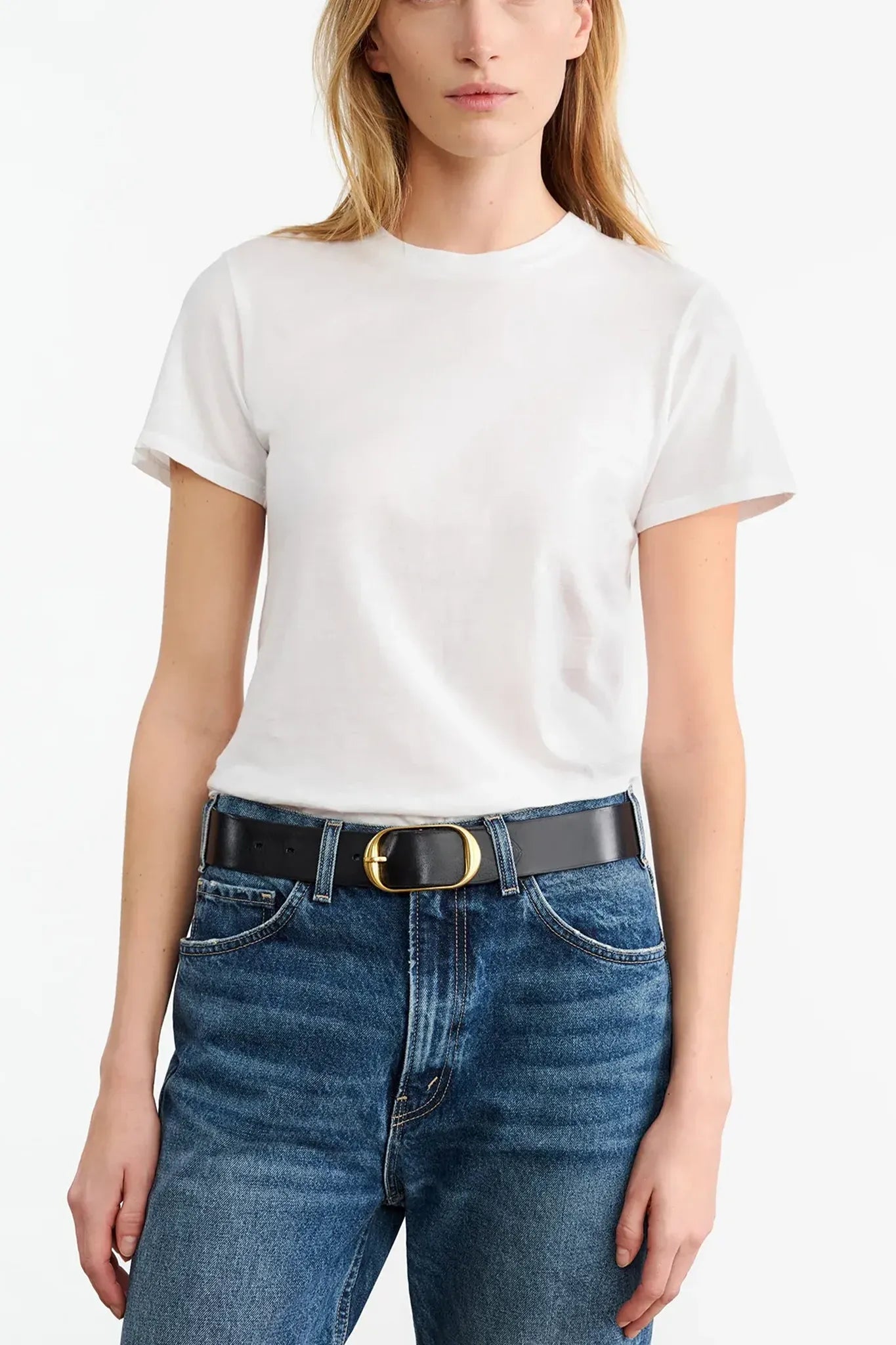 Shirt Mariela Crewneck Tee in White