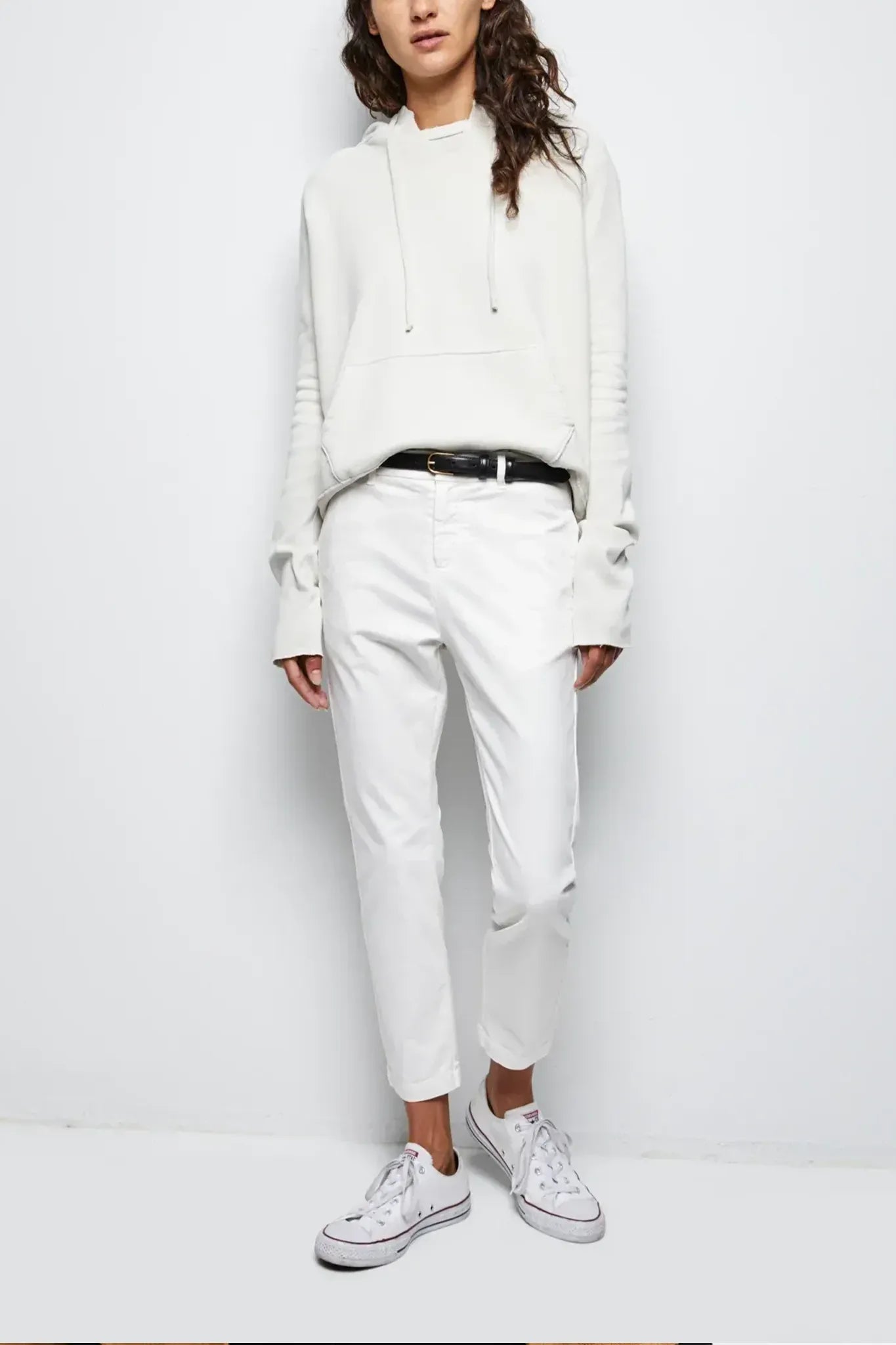 Pullover Janie Hoodie in Chalk