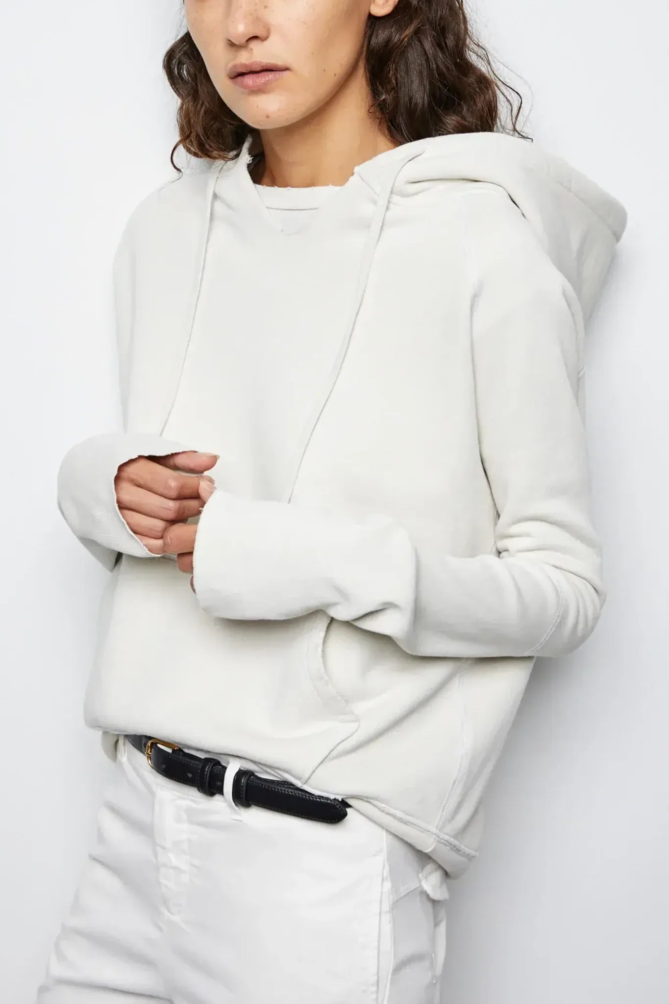 Pullover Janie Hoodie in Chalk