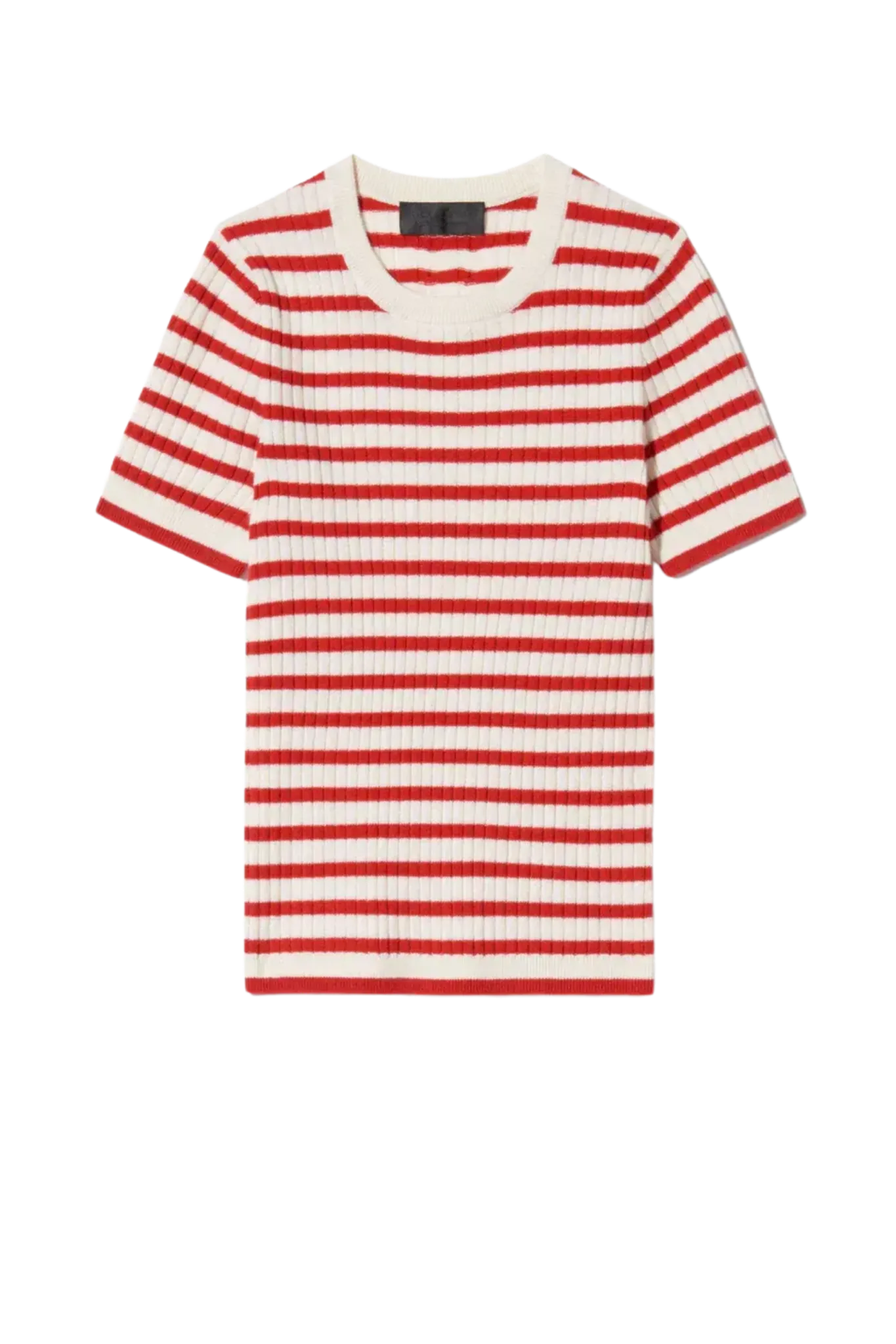 Shirt Alita Stripe in Ivory-Red Stripe
