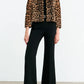 Shearling Jacke Montmartre Cropped in Leopard Print