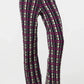 Hose Plaid Flare in Black Combo