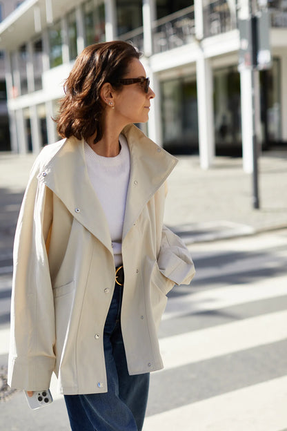 Jacke Summer Parachute in Oyster
