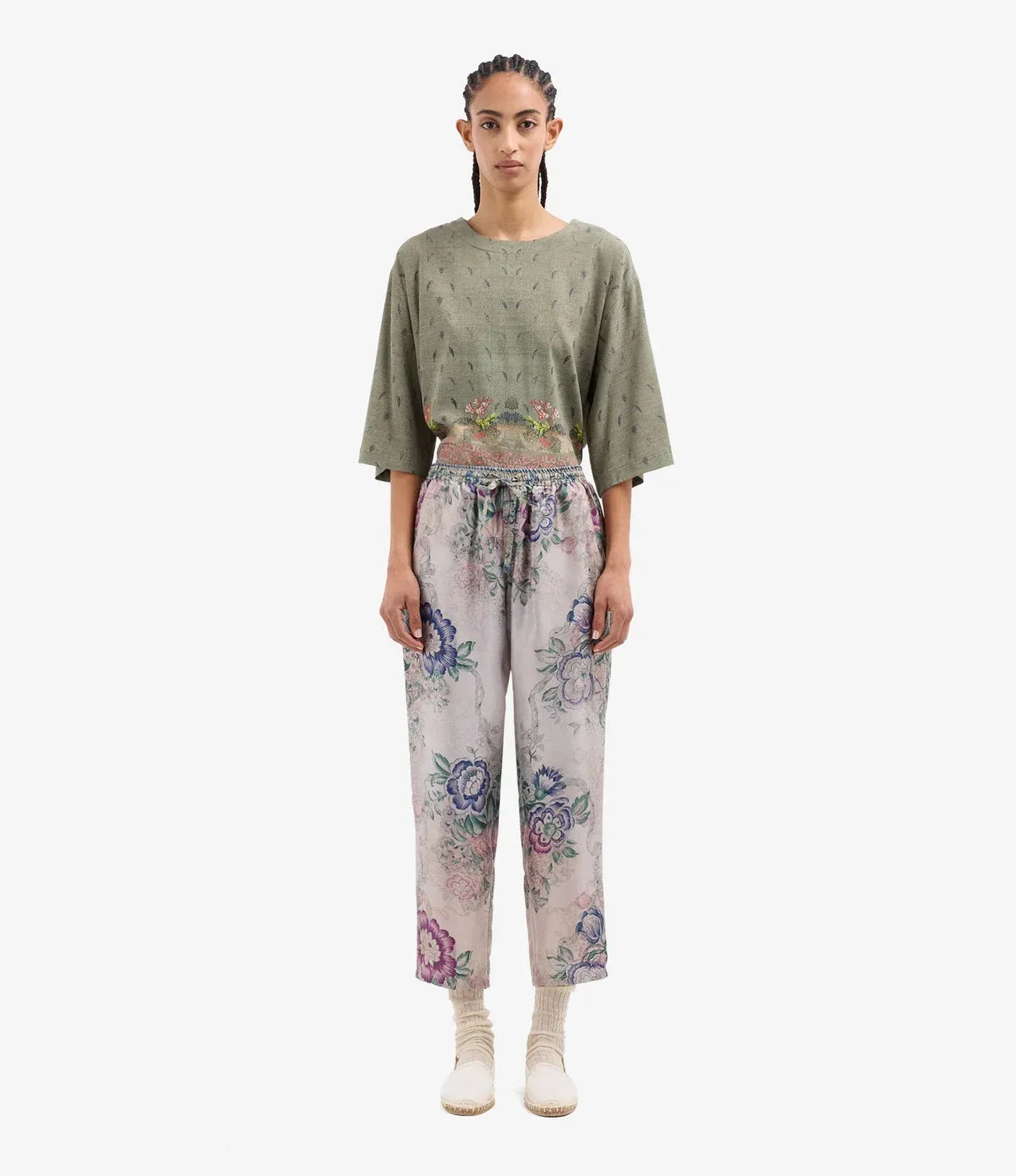 Hose Aloe Silk in Rosa