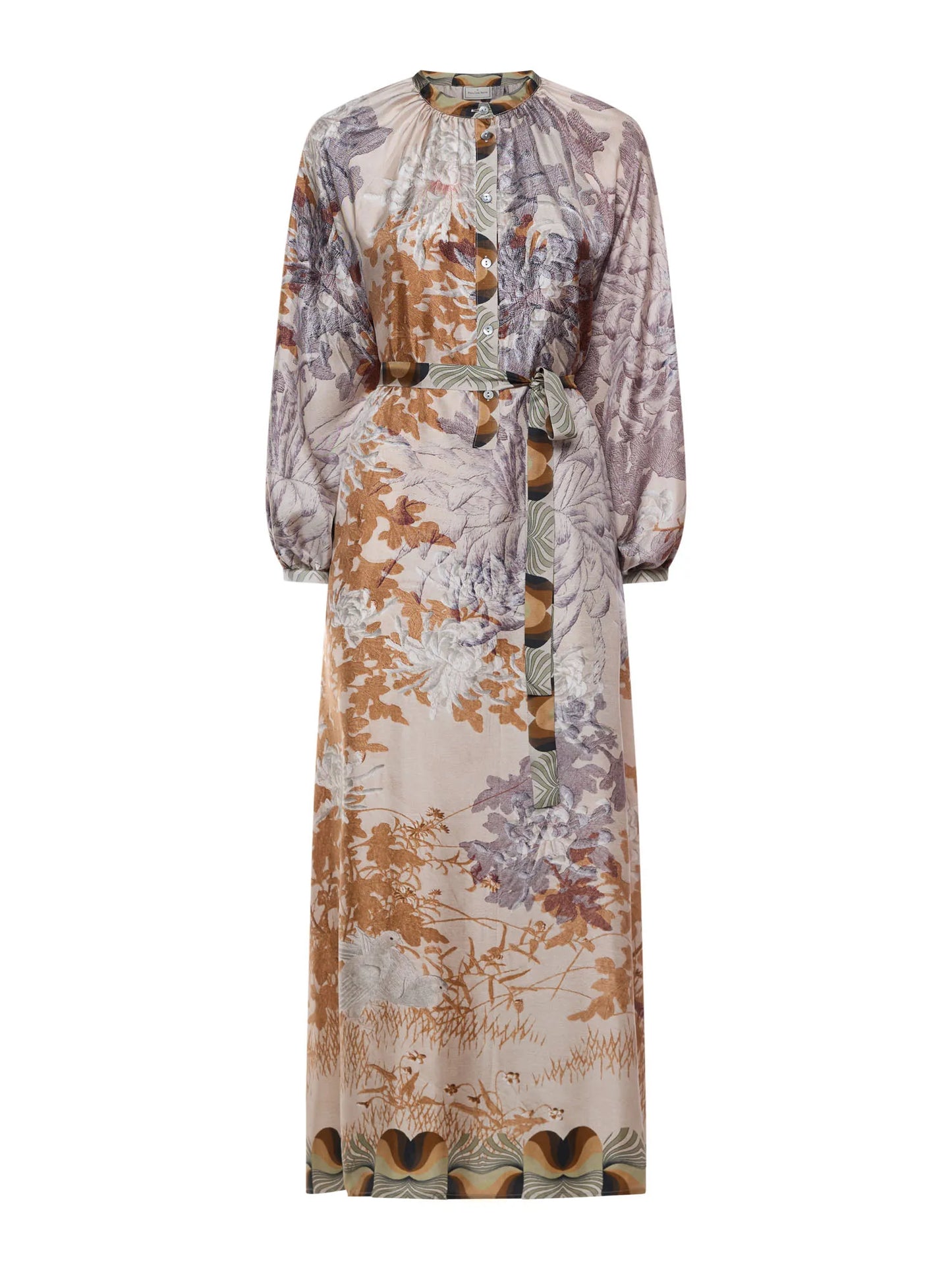 Kleid Aloe Silk in Naturale