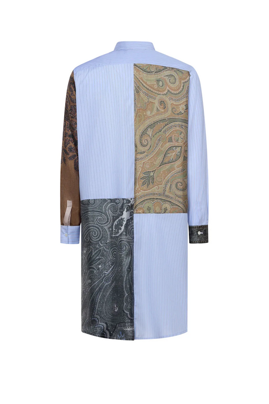 Kleid Alomhi Cotton Silk in Kaki