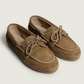 Boat Loafer Brushed Suede in Desert Tan