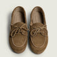 Boat Loafer Brushed Suede in Desert Tan