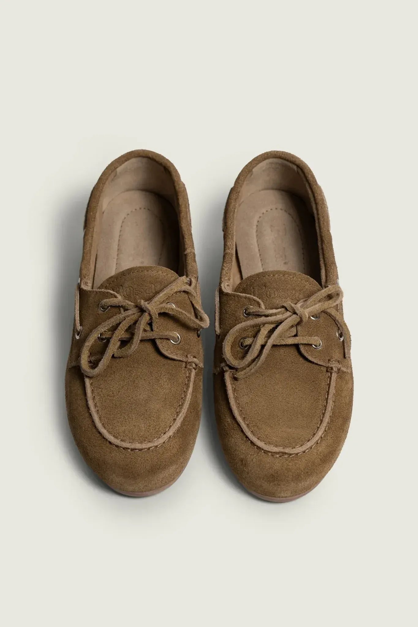 Boat Loafer Brushed Suede in Desert Tan