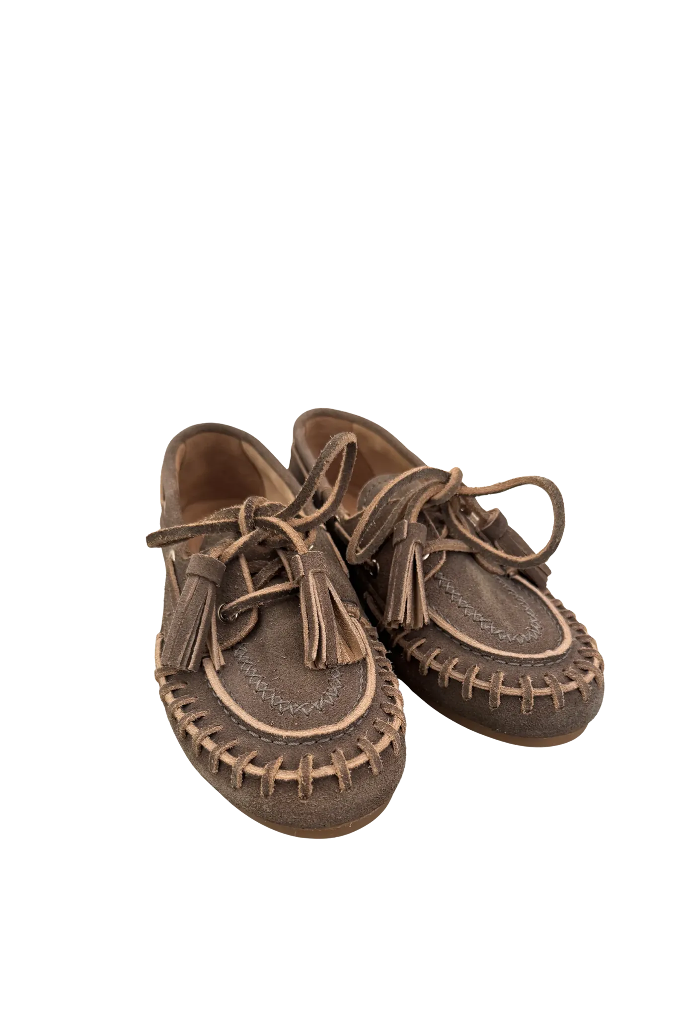 Boat Loafer Fringe Brushed in Drizzle