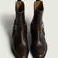 Texan Buckle Boot in Vintage Brown