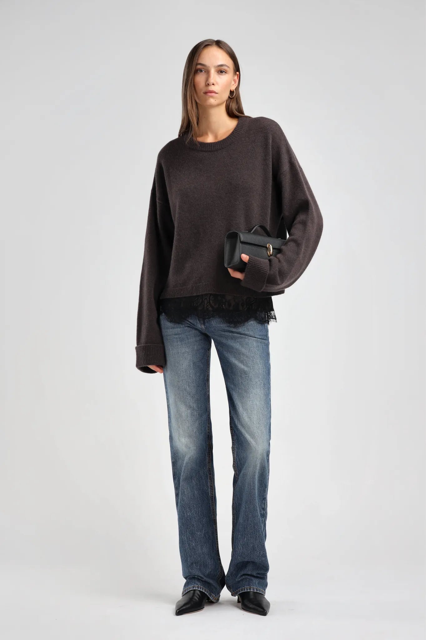 Pullover Melina in Truffle