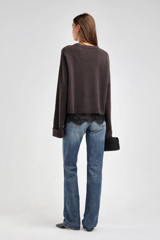 Pullover Melina in Truffle