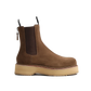 Single Stack Chelsea in Brown Suede