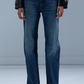 Jeans Twisted Seam Flare in Melvin Blue Stretch