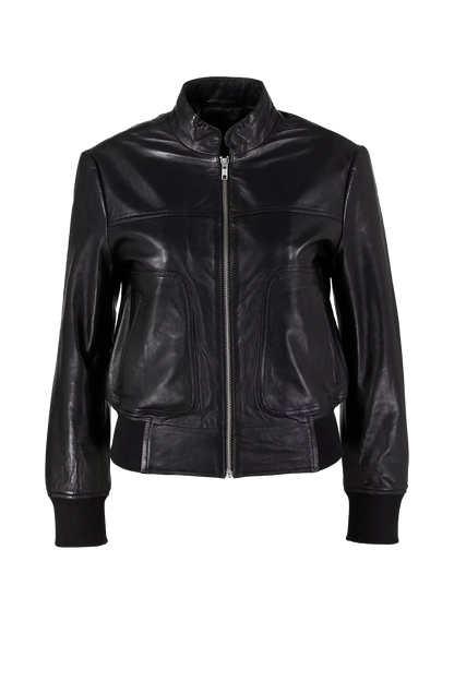 Lederjacke Berlin in Black Leather
