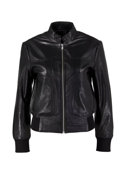Lederjacke Berlin in Black Leather
