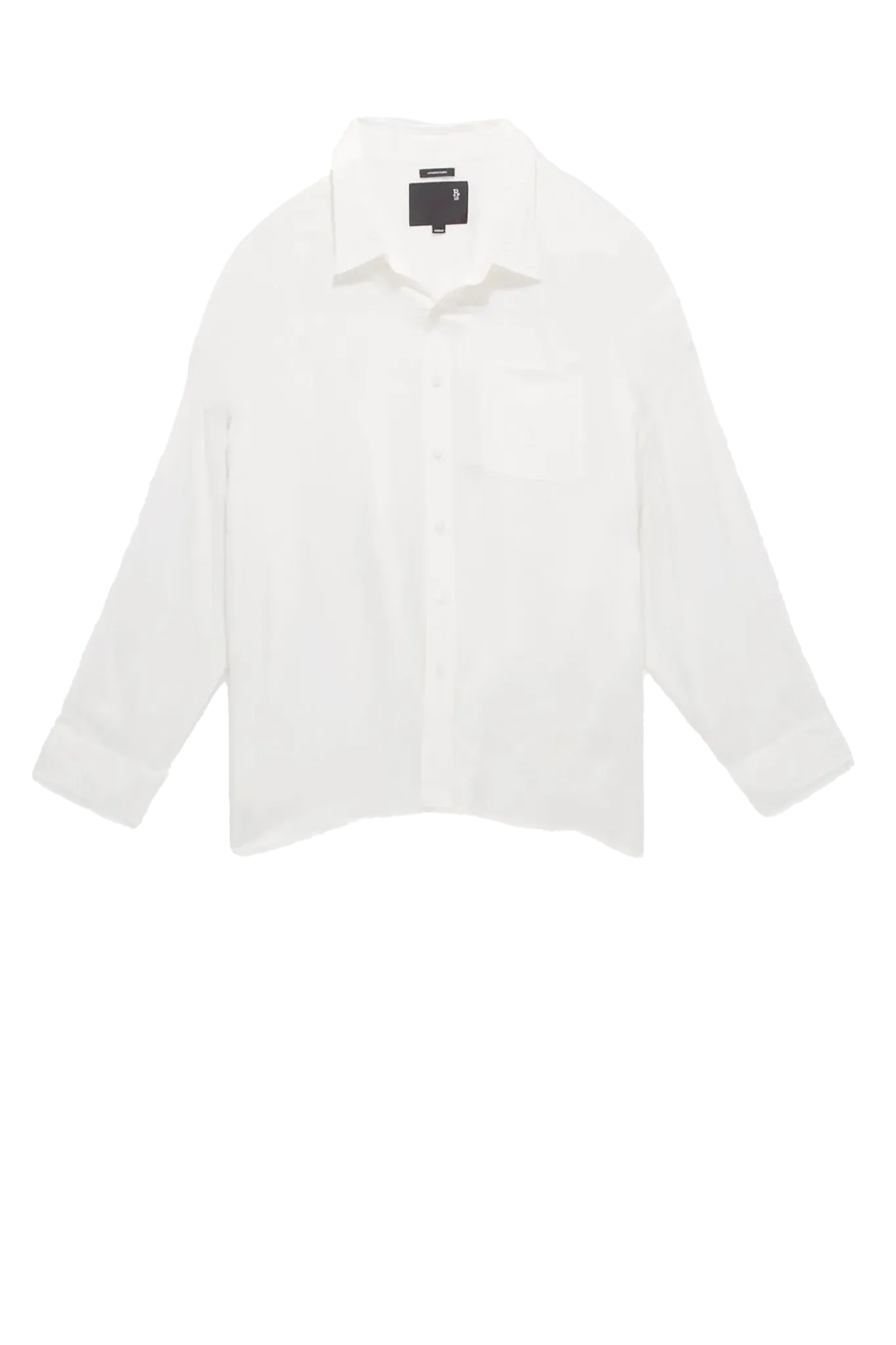 Shirt Drop Neck Oxford in White
