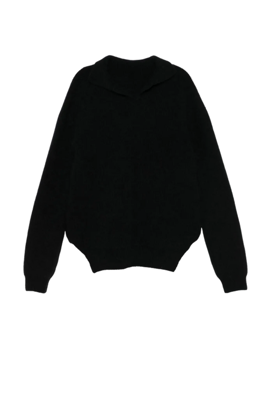 Pullover Fisherman Tabard in Black