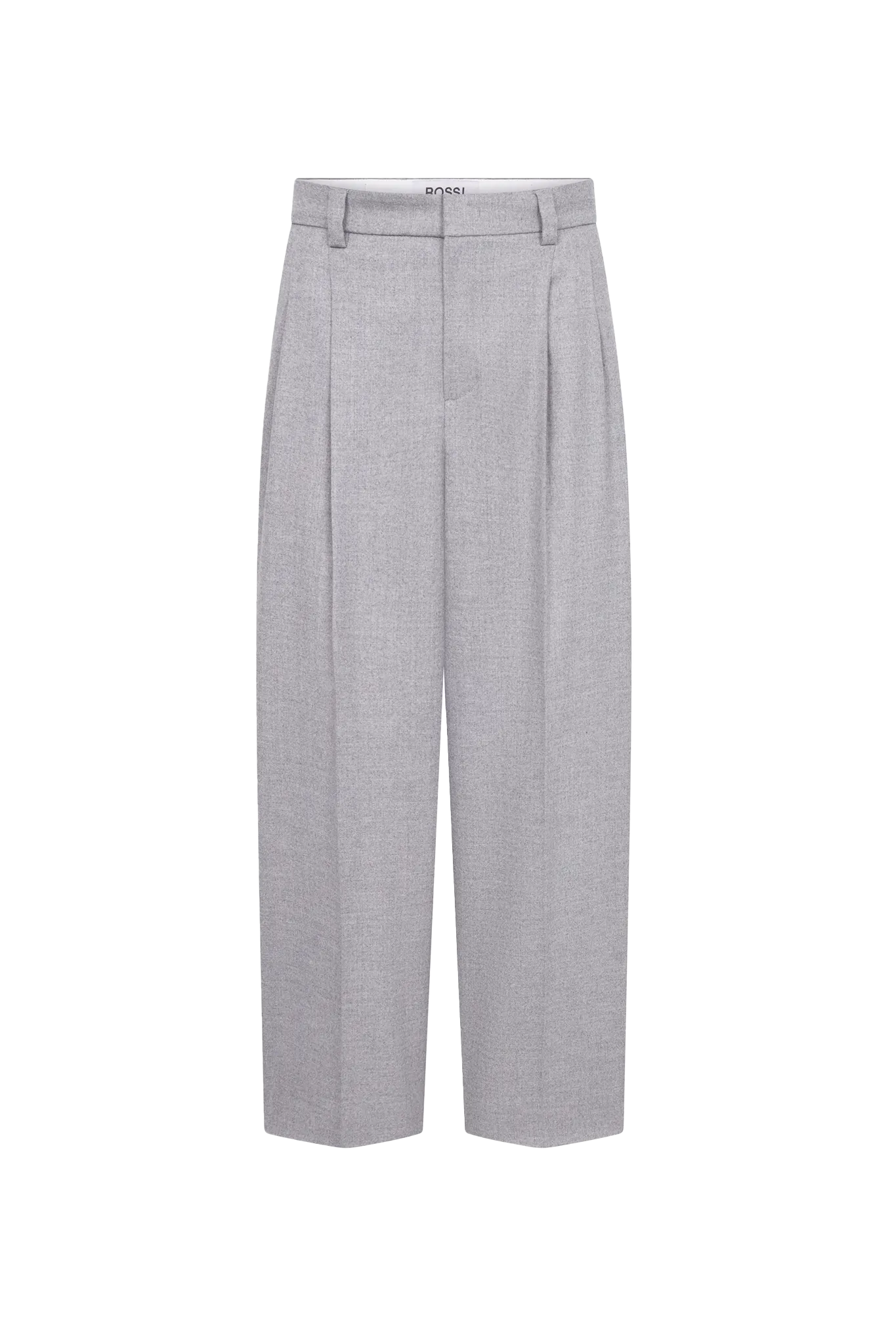 Hose Noa Crop Cashmere Touched Flannel in Marmorgrau