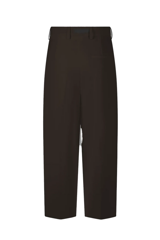 Hose Noa Crop Fluid Cade in Schoko