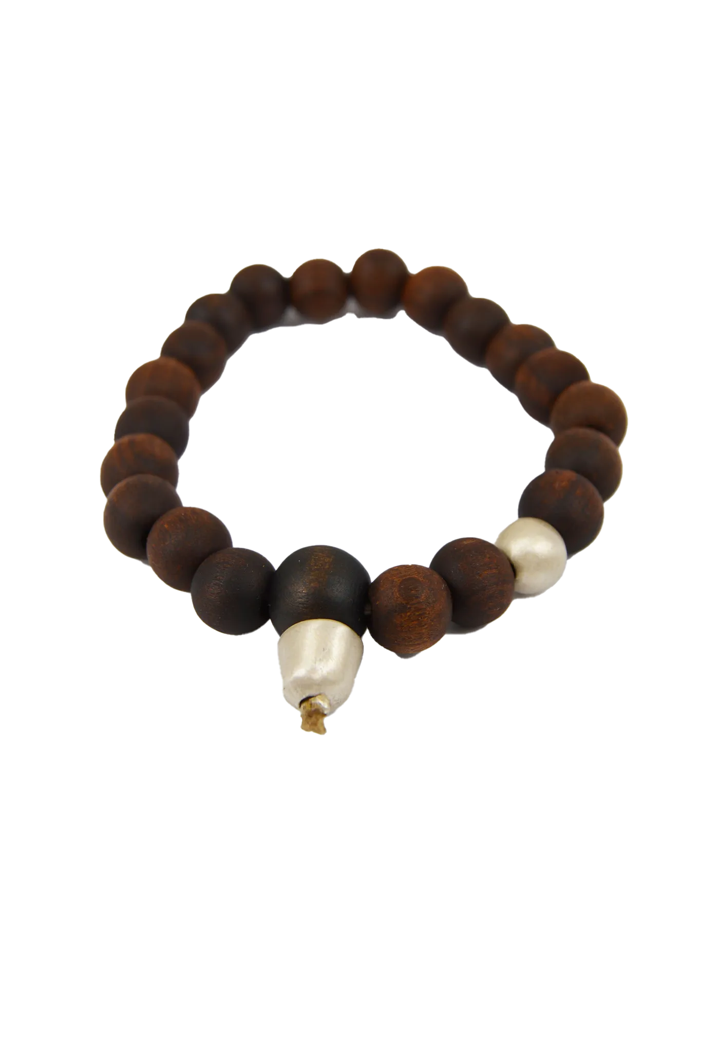 Beaded Bracelet Globus 9 S – Mahogany Brown