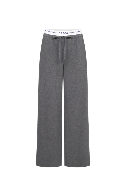 Hose Juma Fluid Flannel in Grau