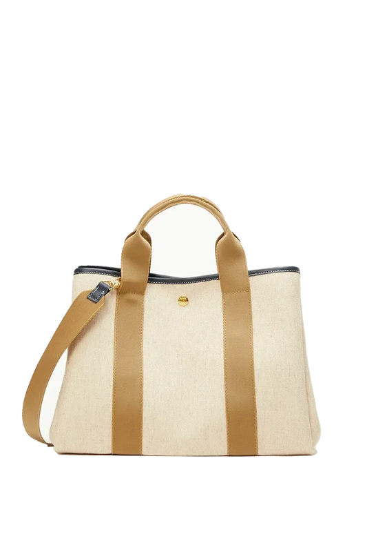 Tasche Traversée M Linen in Beige