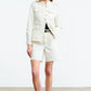 Denim Short Russel in Cream