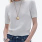Shirt Sweater Tee in Cream