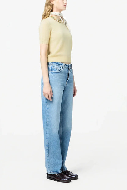 Shirt Sweater Tee in Butter