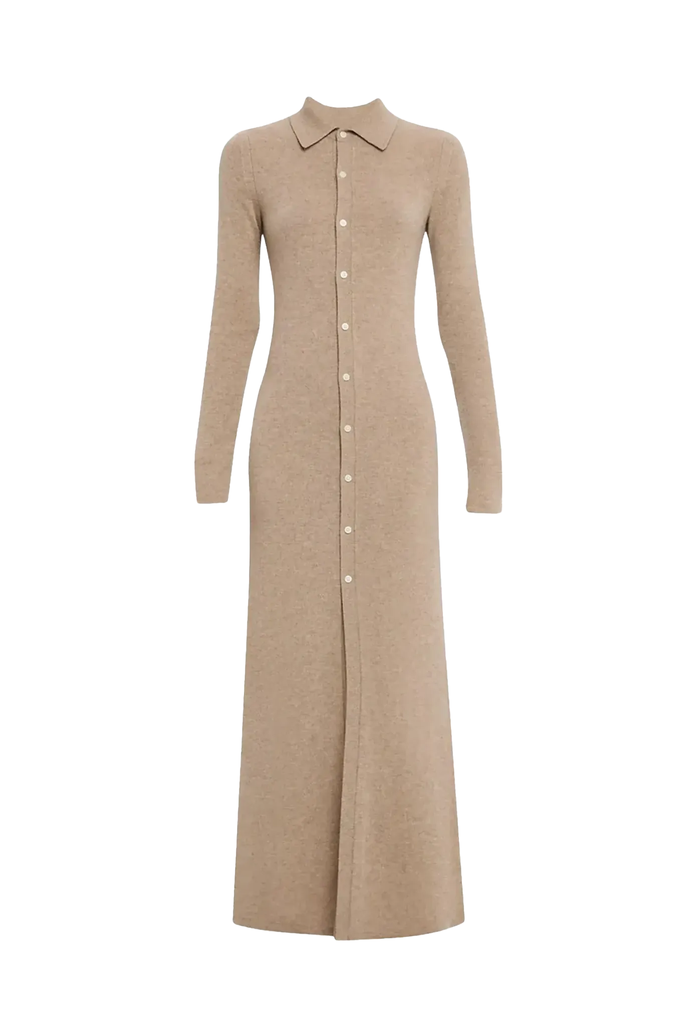 Shirtkleid Showtime Cashmere in Taupe