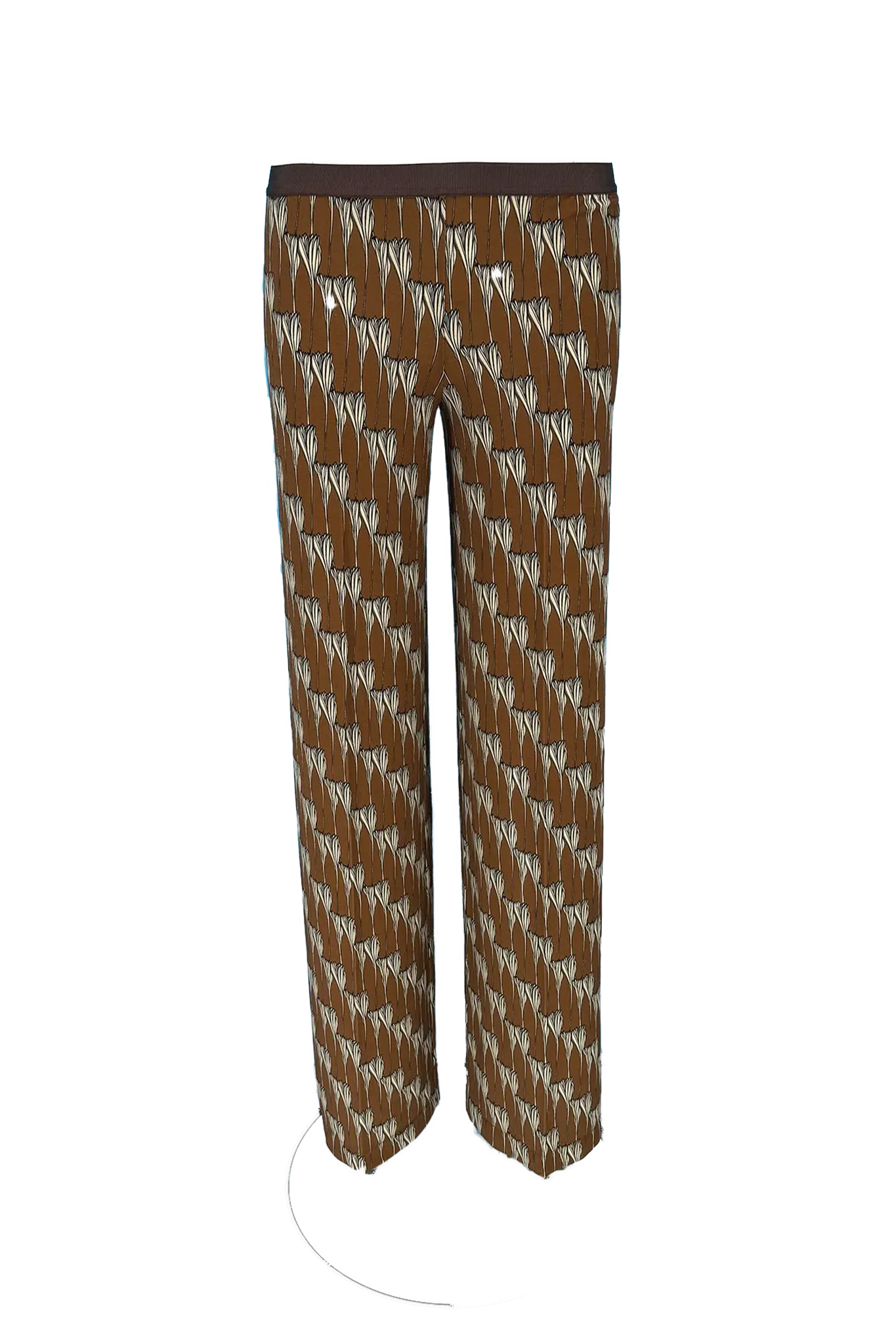 Hose Ars Crepe in Braun