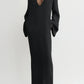 Kleid Short Bell-Sleeve in Black