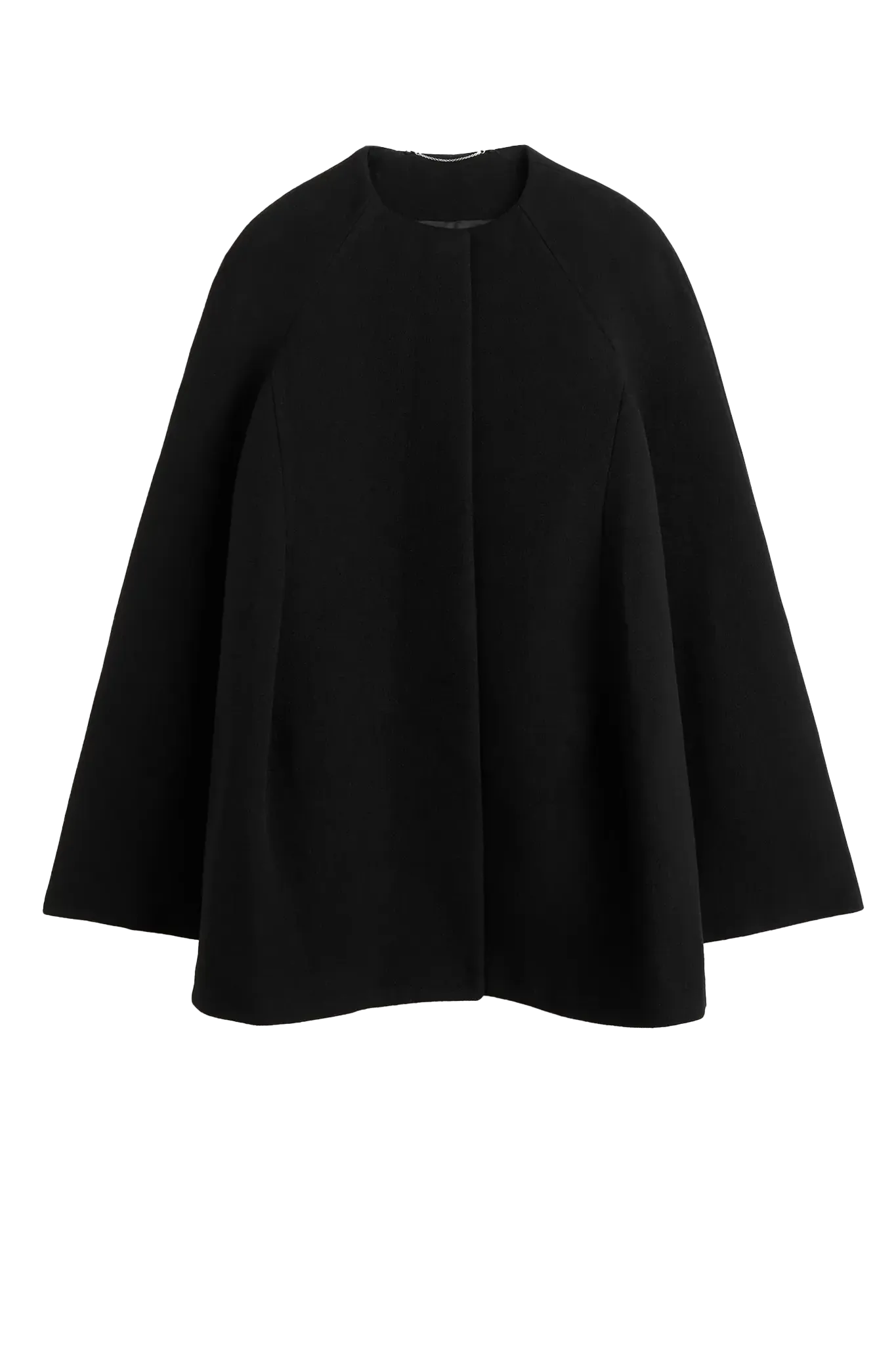 Kurzmantel Bell-Sleeve in Black