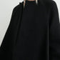 Kurzmantel Bell-Sleeve in Black