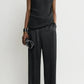 Bluse Cocoon Cape in Black