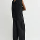 Bluse Cocoon Cape in Black