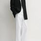 Blazer Raw Lapel in Black