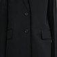 Blazer Raw Lapel in Black