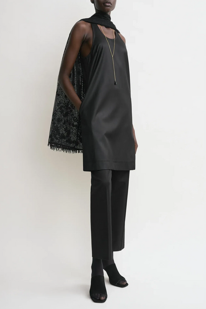 Schal Floral Tulle Shawl in Black
