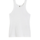 Tanktop Curved Rib Tank in White